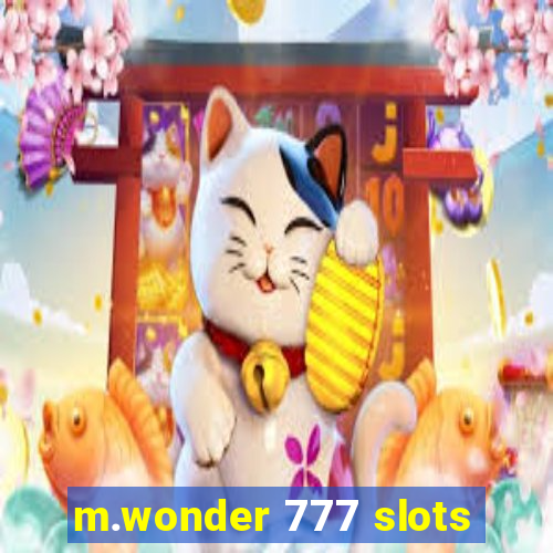 m.wonder 777 slots